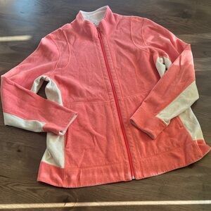 Tommy Bahama Women's Large Full Zip Reversible Sweatshirt